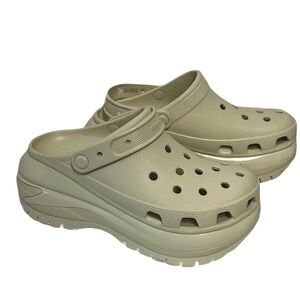 CROCS Bone Mega Crush Platform Clogs Shoes